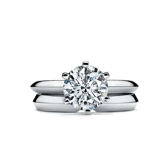 Tiffany Setting Engagement Ring - Picture 2 of 6